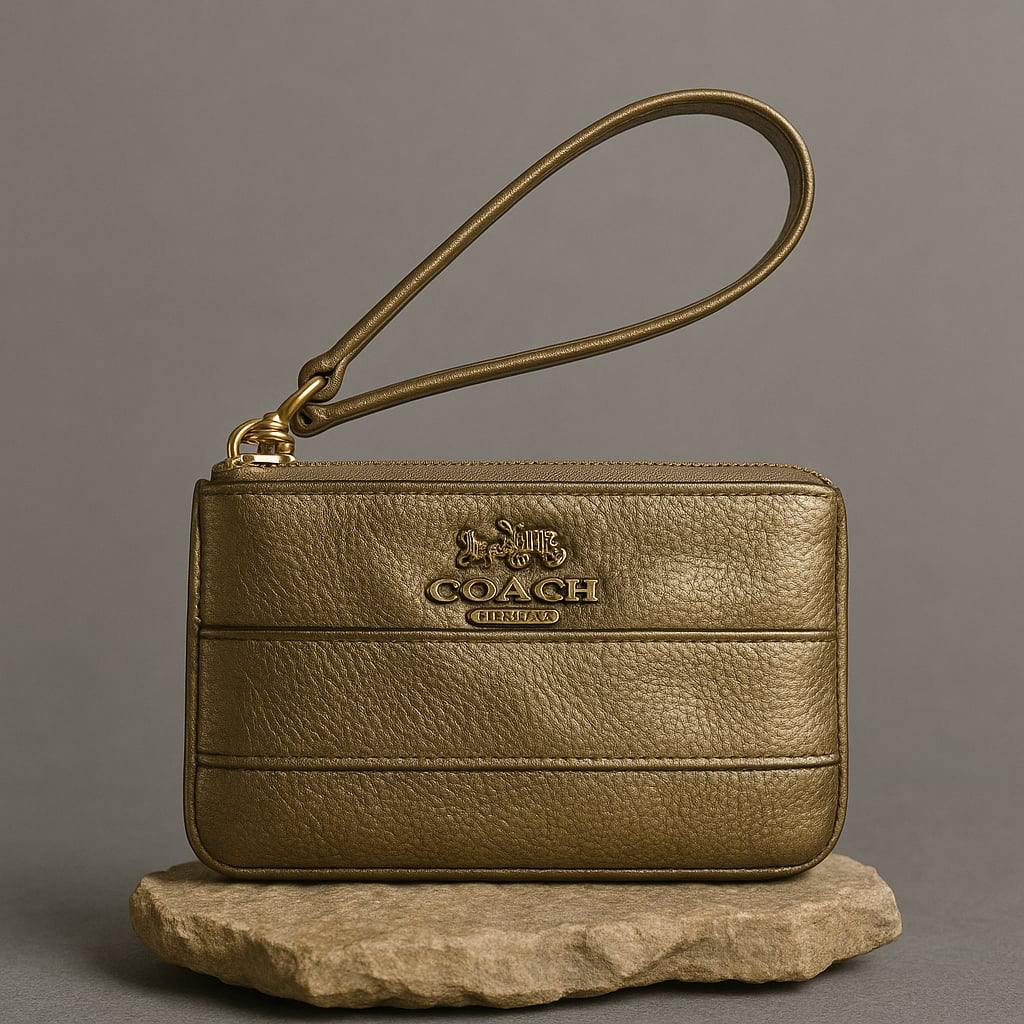 Coach Mini Loonie Leather Wallet - Stylish & Easy